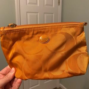 Coach small make up bag, slightly used